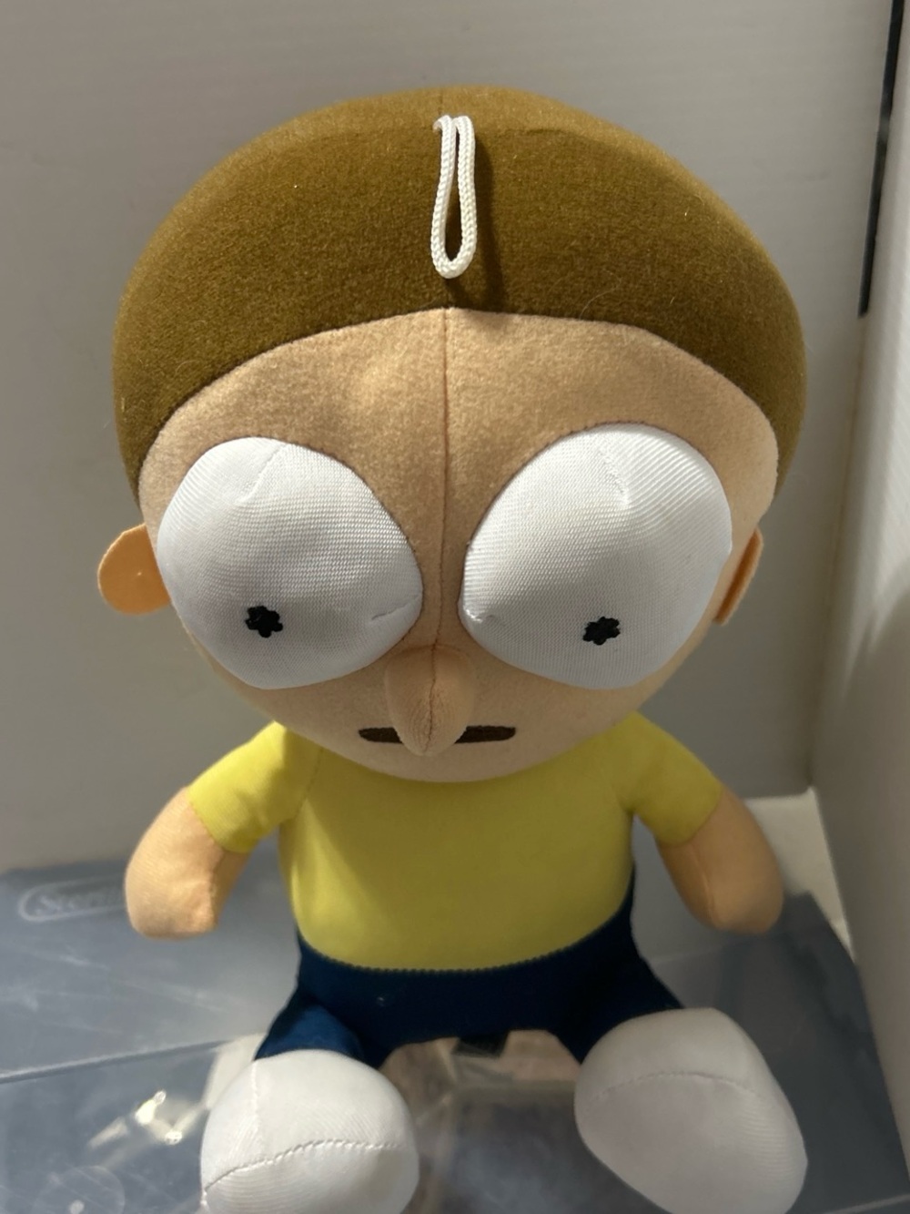 Plush Cartoon Character Toy in Yellow Shirt